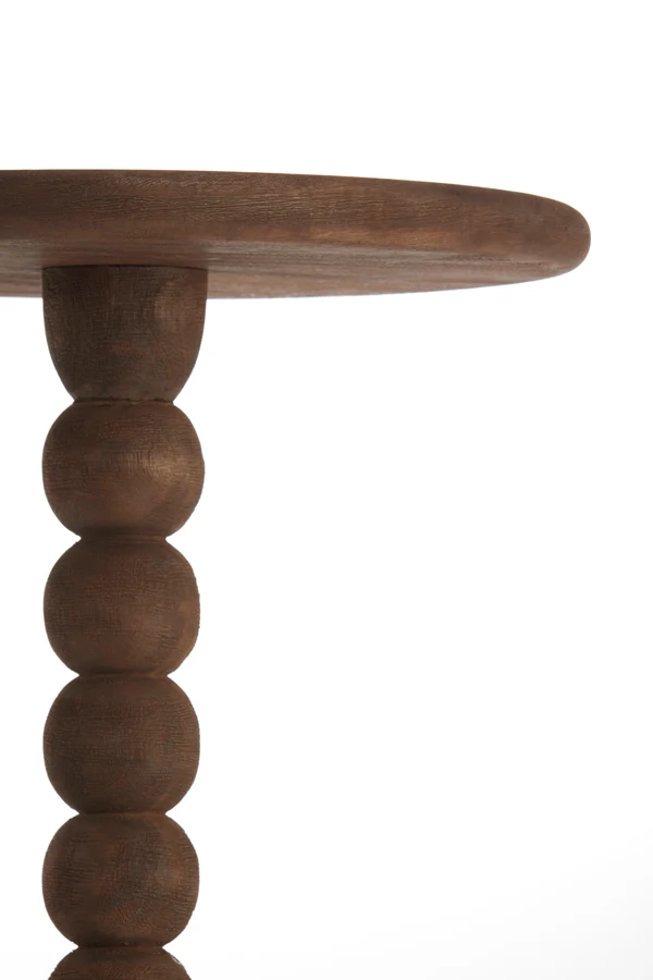 Side table 35x54 cm VEGLIO wood matt dark brown