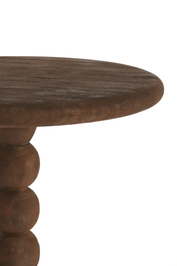 Side table 35x54 cm VEGLIO wood matt dark brown