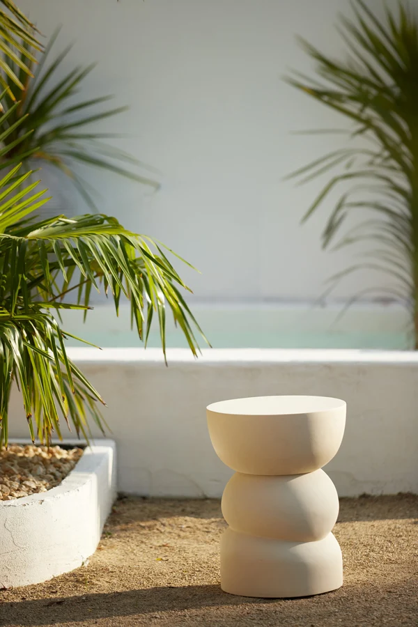 Side table 35x45 cm AZALIO cream