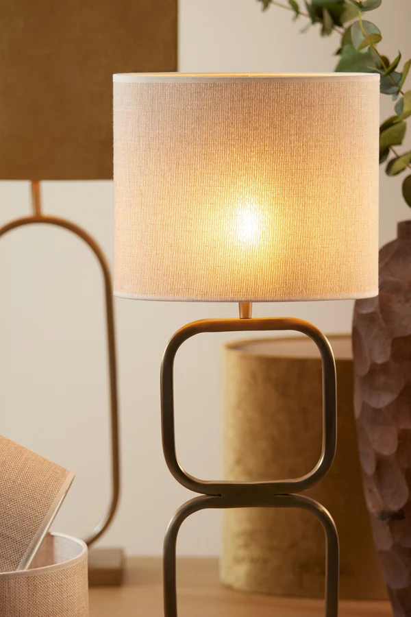 Shade cylinder 30-30-21 cm BRESKA pearl white