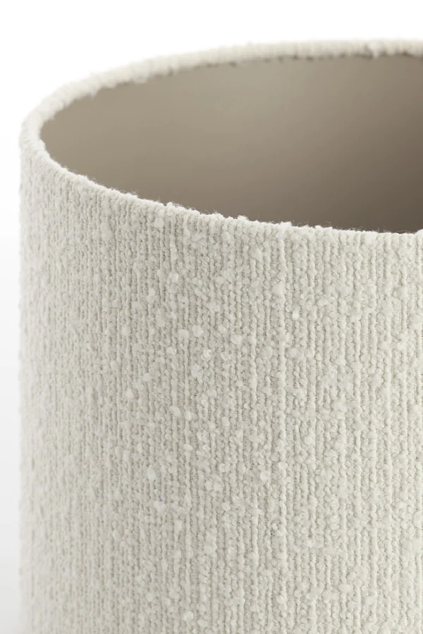Shade cylinder 30-30-21 cm BOLERO white