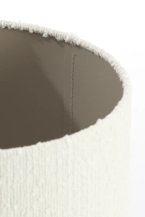 Shade cylinder 30-30-21 cm BOLERO white