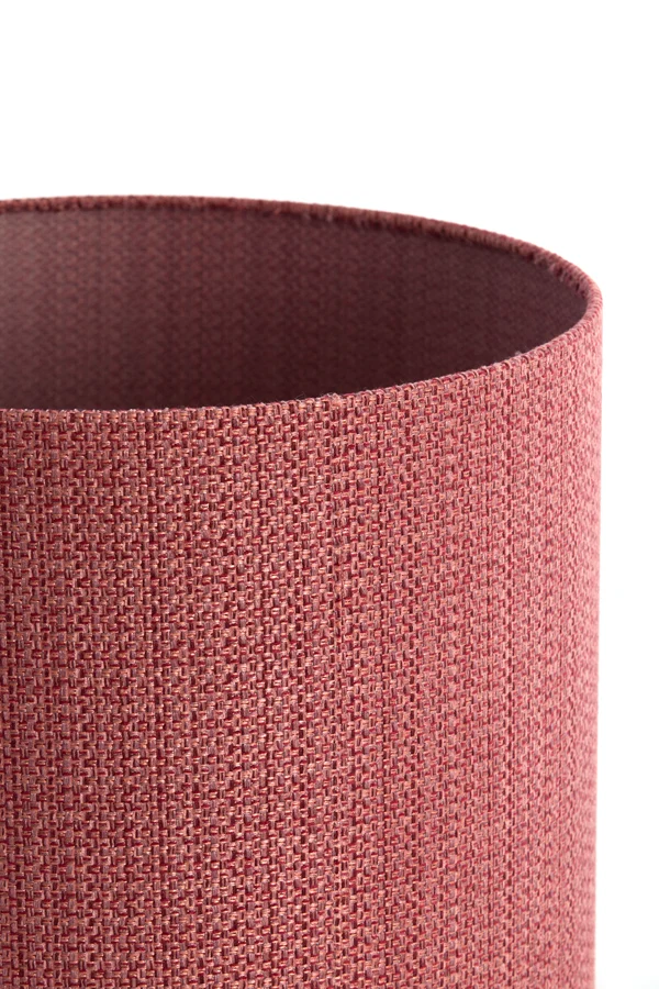 Shade cylinder 30-30-21 cm BLUSH red
