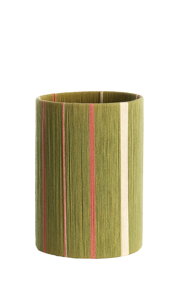Shade cylinder 25-25-36 cm MEDAN green+pink+cream