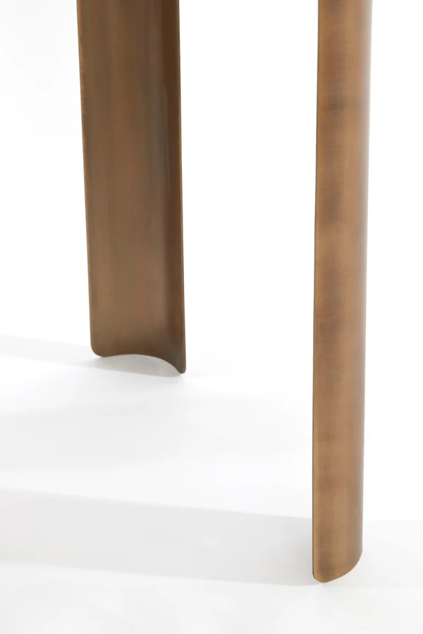 Pillar S/2 30x30x80+35x35x100 cm OXE ant bronze+smoked glass