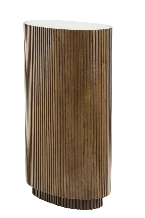 Pillar 60x35x100 cm DUMOSI wood dark brown