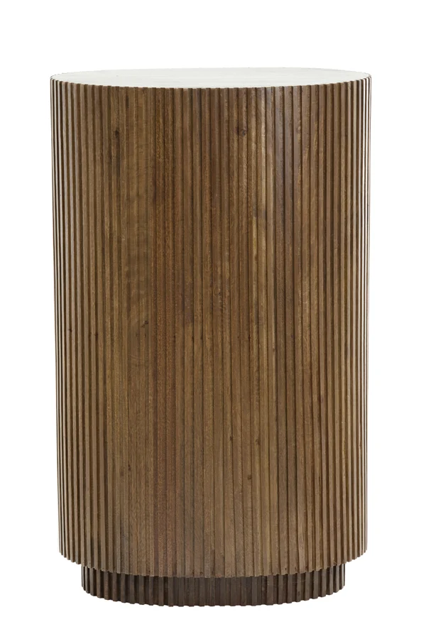 Pillar 60x35x100 cm DUMOSI wood dark brown