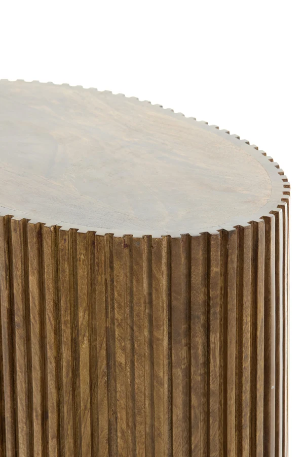 Pillar 60x35x100 cm DUMOSI wood dark brown