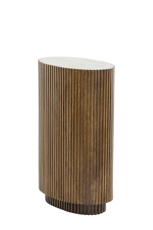 Pillar 50x30x80 cm DUMOSI wood dark brown