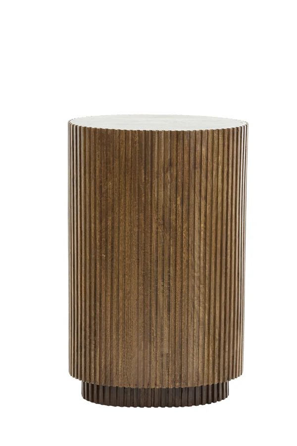Pillar 50x30x80 cm DUMOSI wood dark brown