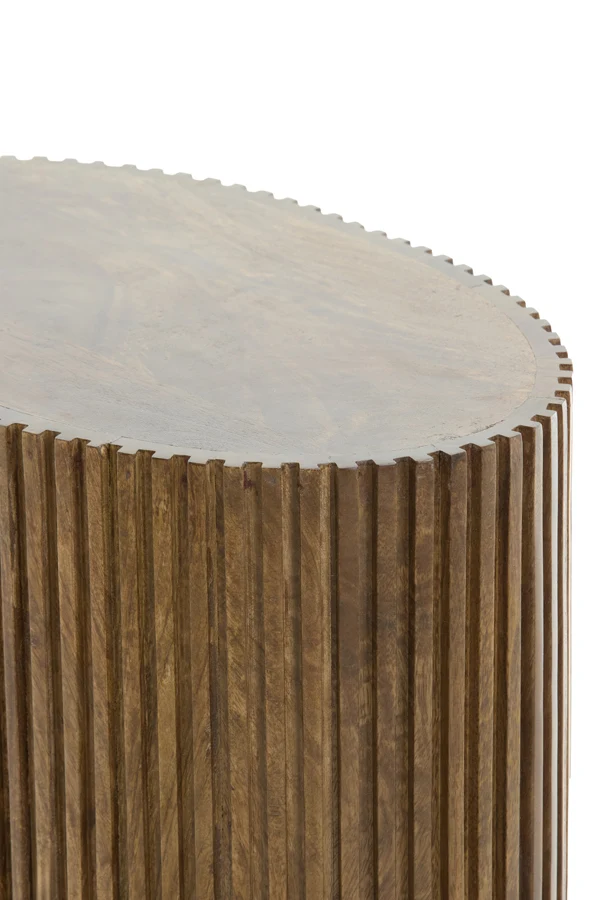 Pillar 50x30x80 cm DUMOSI wood dark brown
