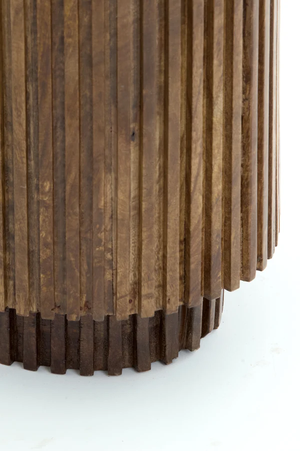 Pillar 50x30x80 cm DUMOSI wood dark brown