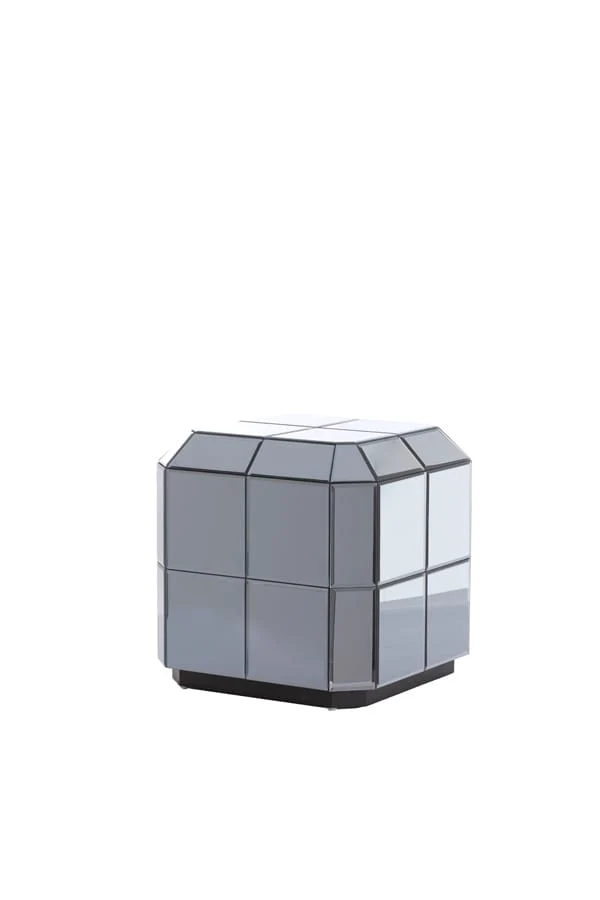 Pillar 40x40x40 cm LUCIANO smoke