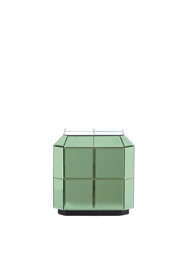 Pillar 40x40x40 cm LUCIANO green