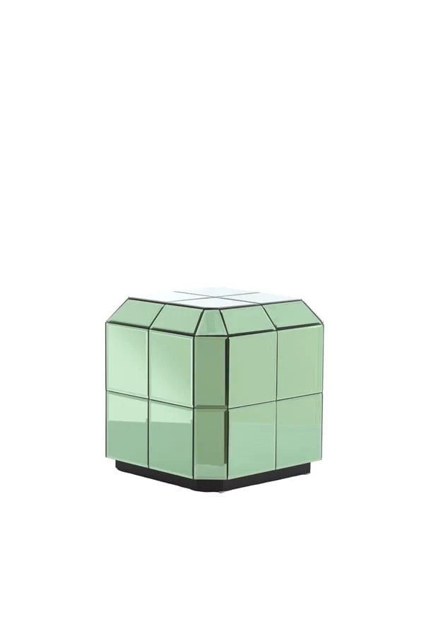 Pillar 40x40x40 cm LUCIANO green
