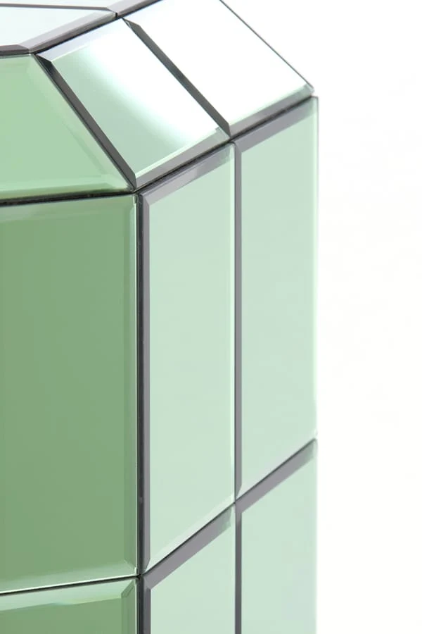Pillar 40x40x40 cm LUCIANO green