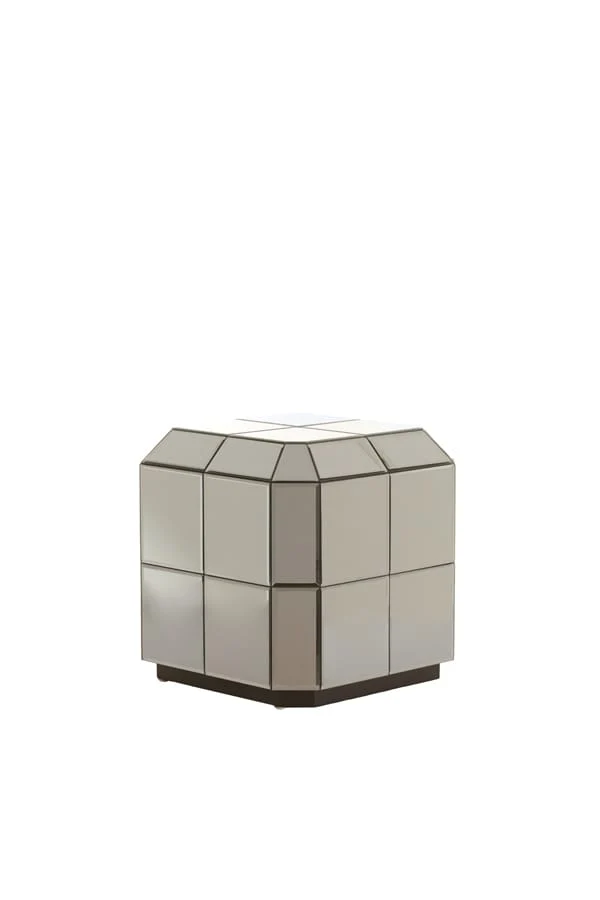 Pillar 40x40x40 cm LUCIANO brown