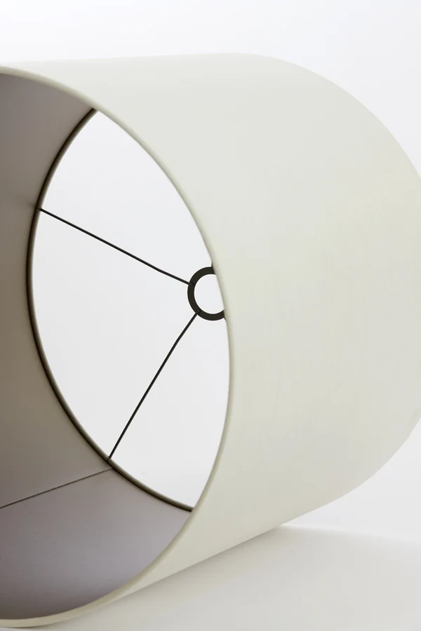 Shade cylinder 50-50-49 cm VELOURS off white