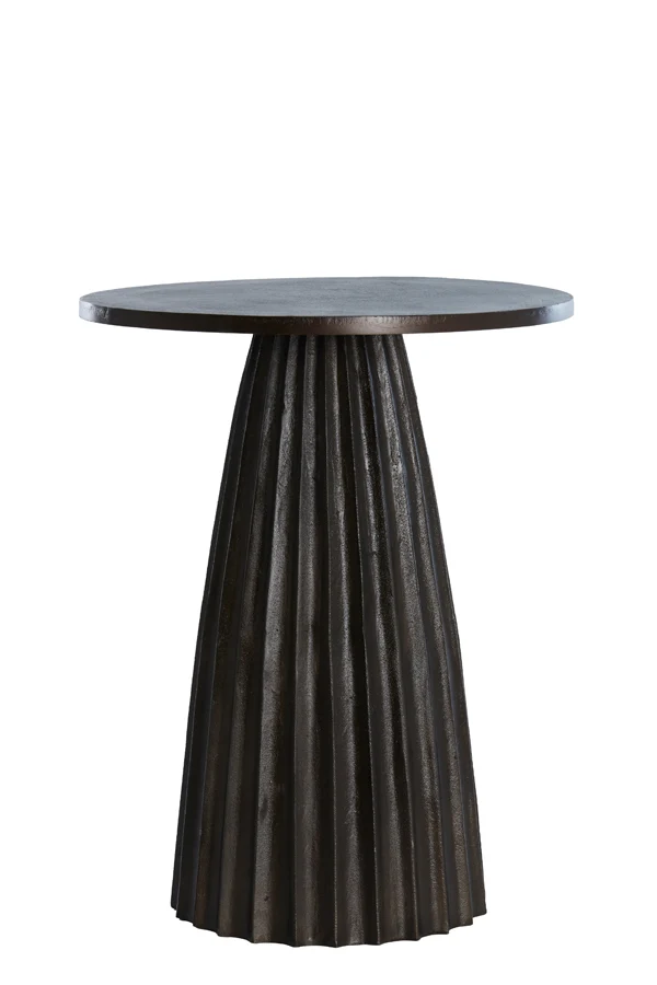 Side table 40x51 cm VEGLIA matt dark brown