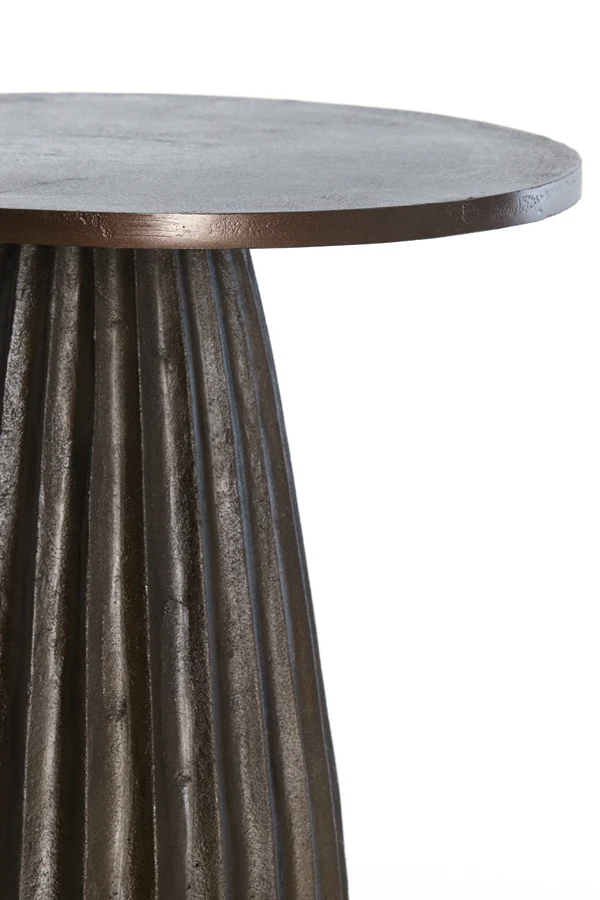 Side table 40x51 cm VEGLIA matt dark brown