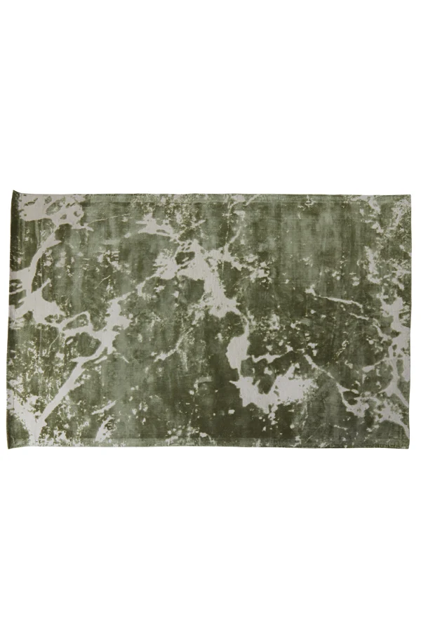 Rug 300x200 cm SJORS olive green+light grey
