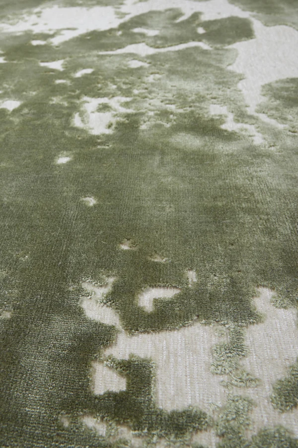 Rug 300x200 cm SJORS olive green+light grey