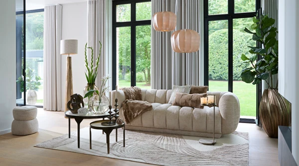 Rug 300x200 cm LORIEL cream+sand