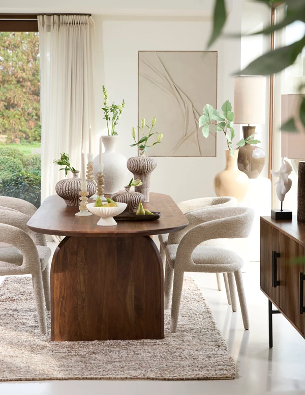 Rug 300x200 cm DANIRA brown-grey+cream