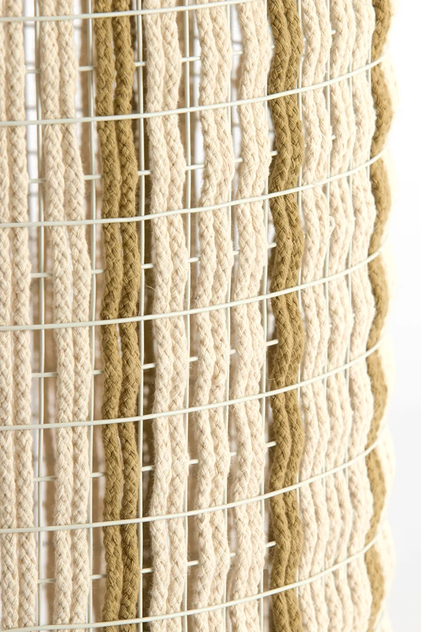 Shade cylinder 31-31-41,5 cm SIMBELIN cream+olive green