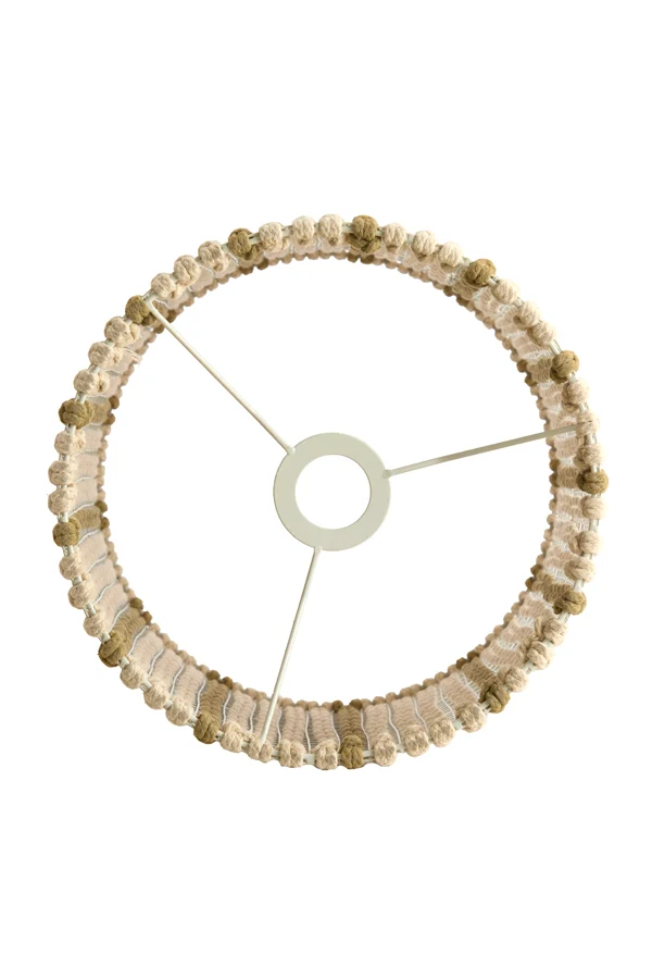 Shade cylinder 31-31-41,5 cm SIMBELIN cream+olive green