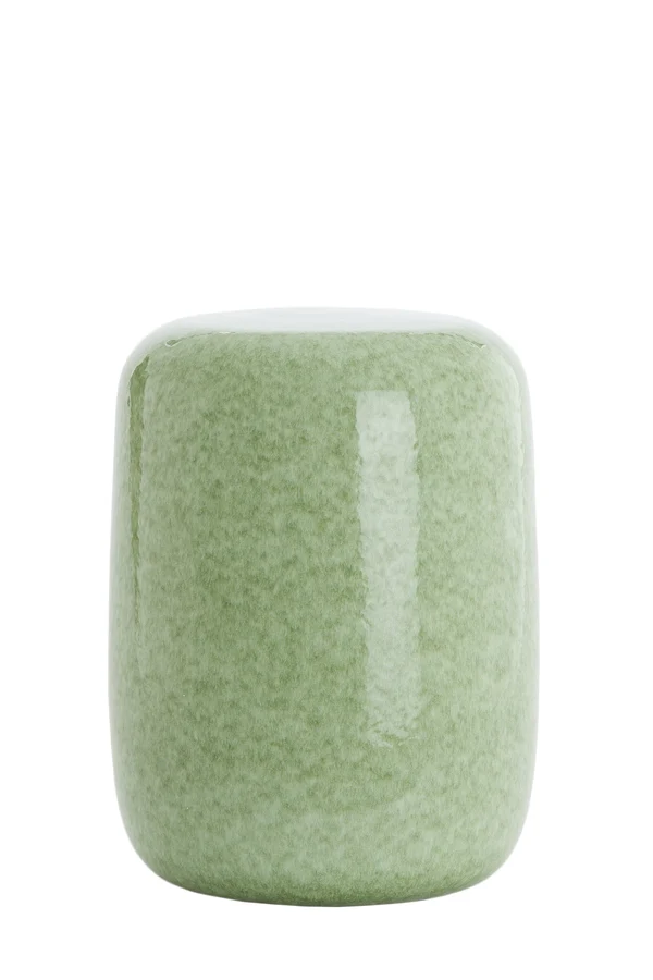 Side table 34x46,5 cm FRANCA ceramics mint green-green