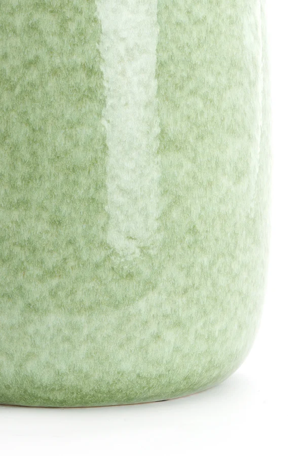 Side table 34x46,5 cm FRANCA ceramics mint green-green