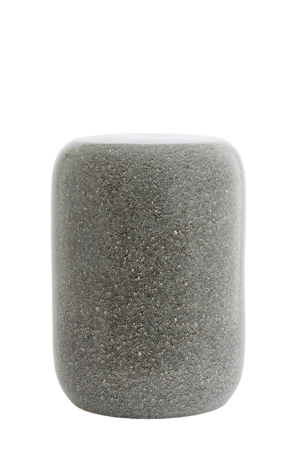 Side table 34x46,5 cm FRANCA ceramics dark brown