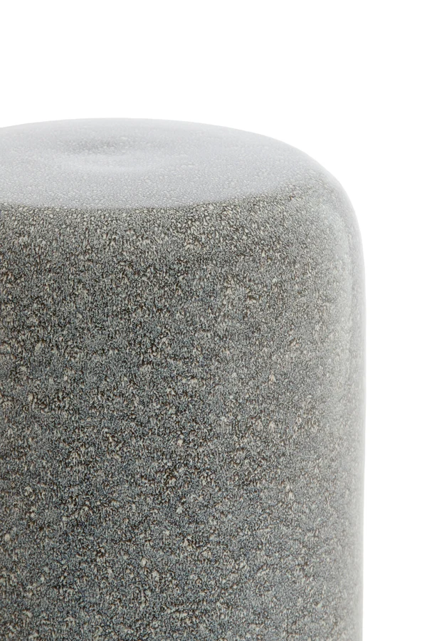 Side table 34x46,5 cm FRANCA ceramics dark brown