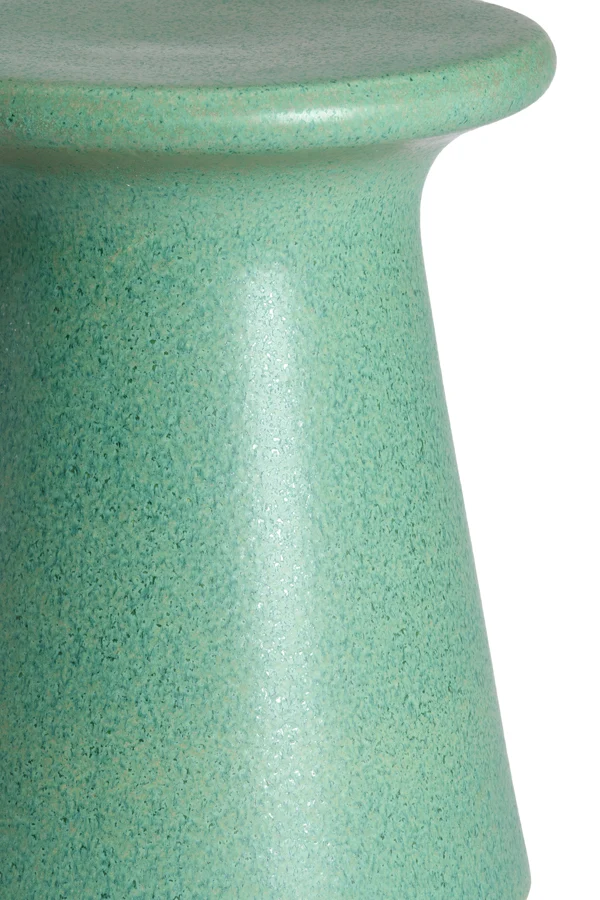 Side table 34,5x43 cm SENTO ceramics matt green