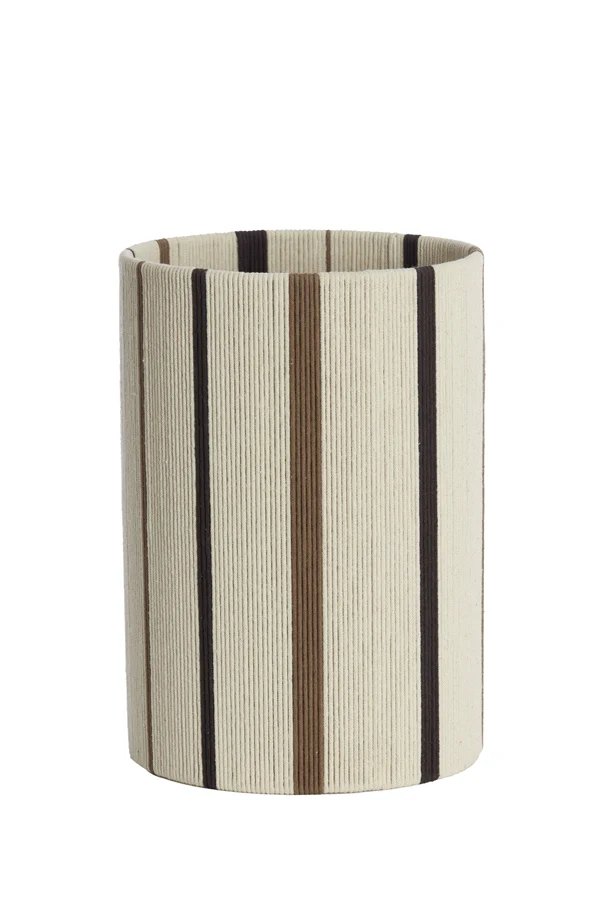 Shade cylinder 25-25-36 cm MEDAN cream+brown+dark brown