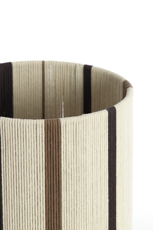 Shade cylinder 25-25-36 cm MEDAN cream+brown+dark brown