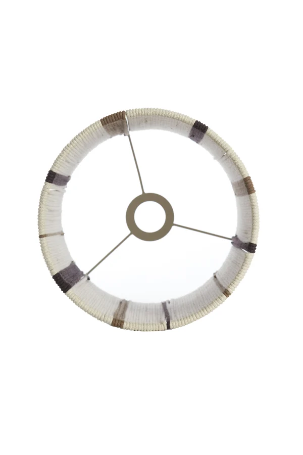 Shade cylinder 25-25-36 cm MEDAN cream+brown+dark brown