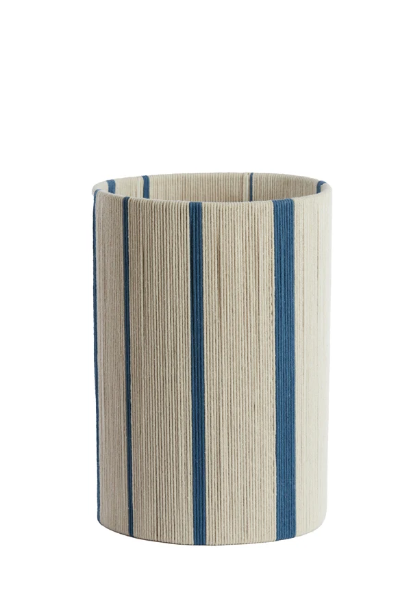 Shade cylinder 25-25-36 cm MEDAN cream+blue
