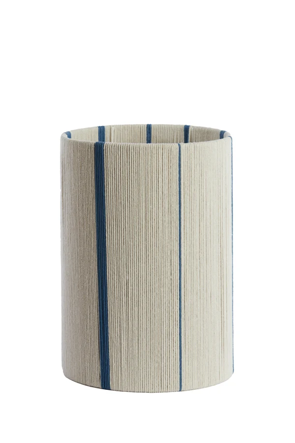 Shade cylinder 25-25-36 cm MEDAN cream+blue