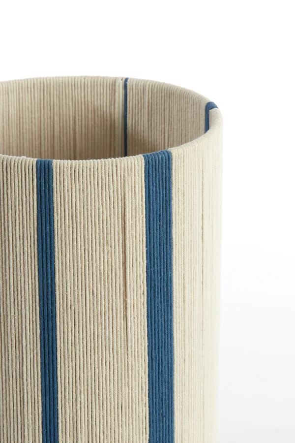 Shade cylinder 25-25-36 cm MEDAN cream+blue