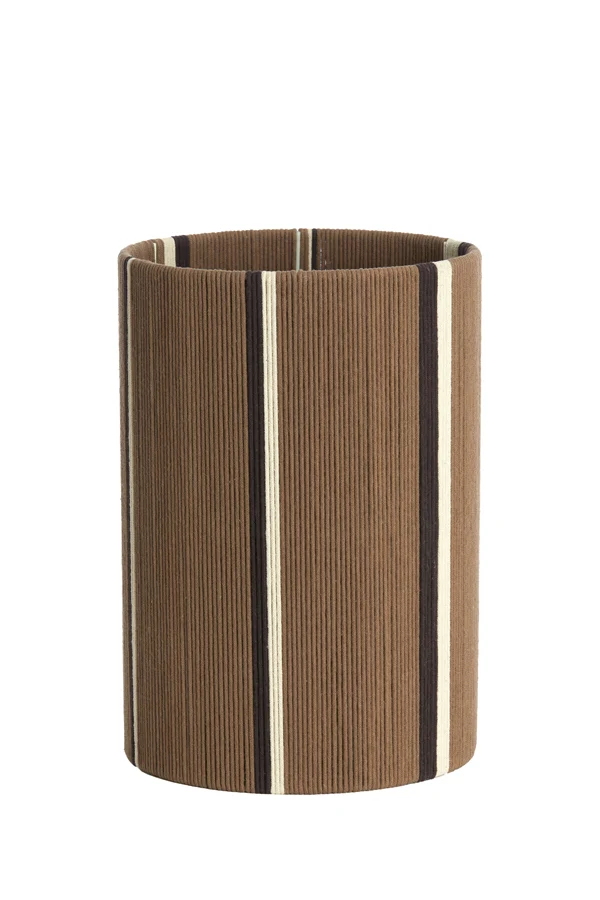 Shade cylinder 25-25-36 cm MEDAN brown+cream+dark brown