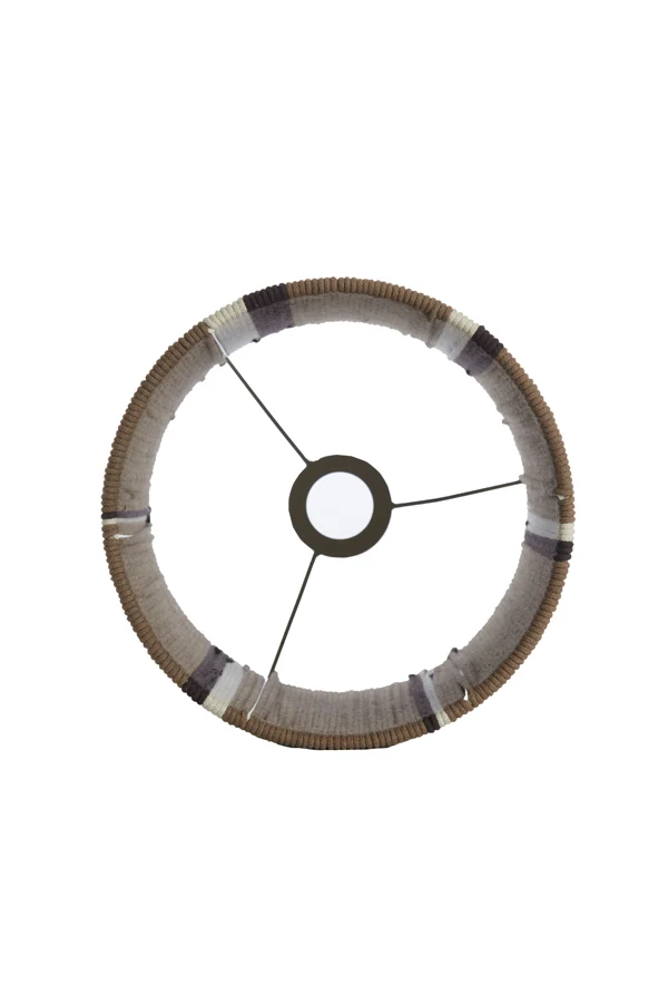 Shade cylinder 25-25-36 cm MEDAN brown+cream+dark brown