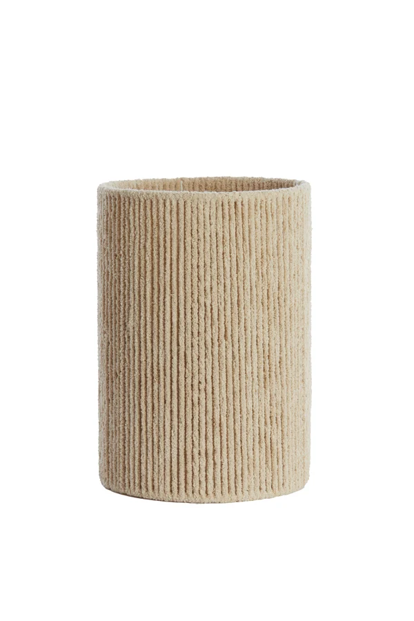 Shade cylinder 25-25-36 cm MEDANA chenille cream