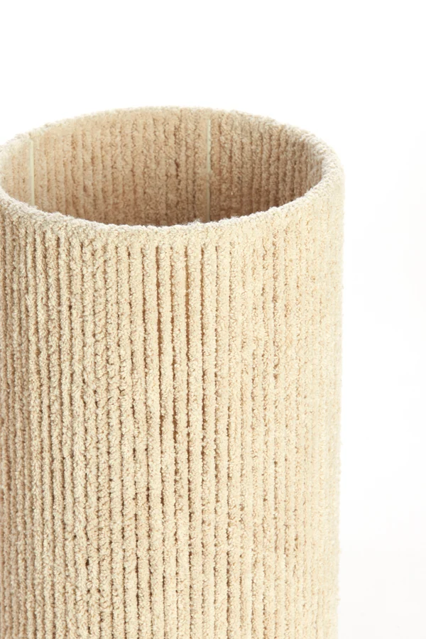 Shade cylinder 25-25-36 cm MEDANA chenille cream