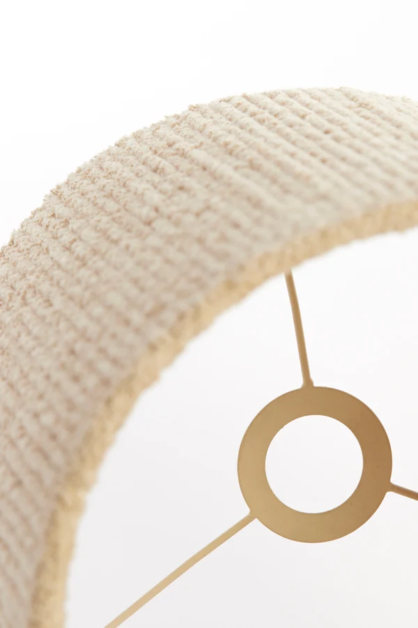 Shade cylinder 25-25-36 cm MEDANA chenille cream