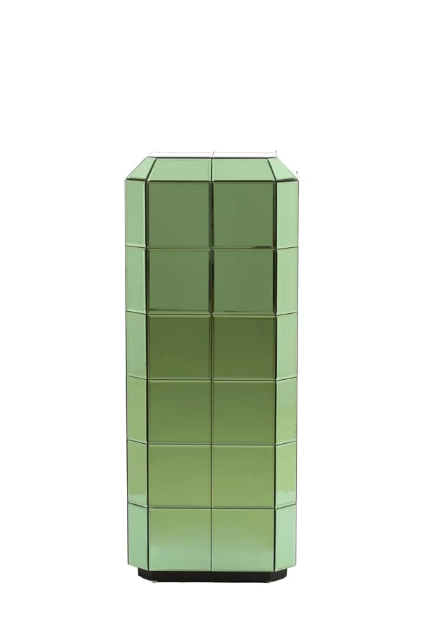 Pillar 40x40x100 cm LUCIANO green