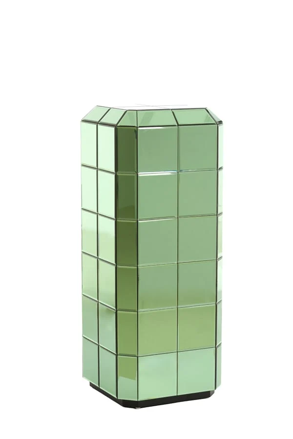 Pillar 40x40x100 cm LUCIANO green