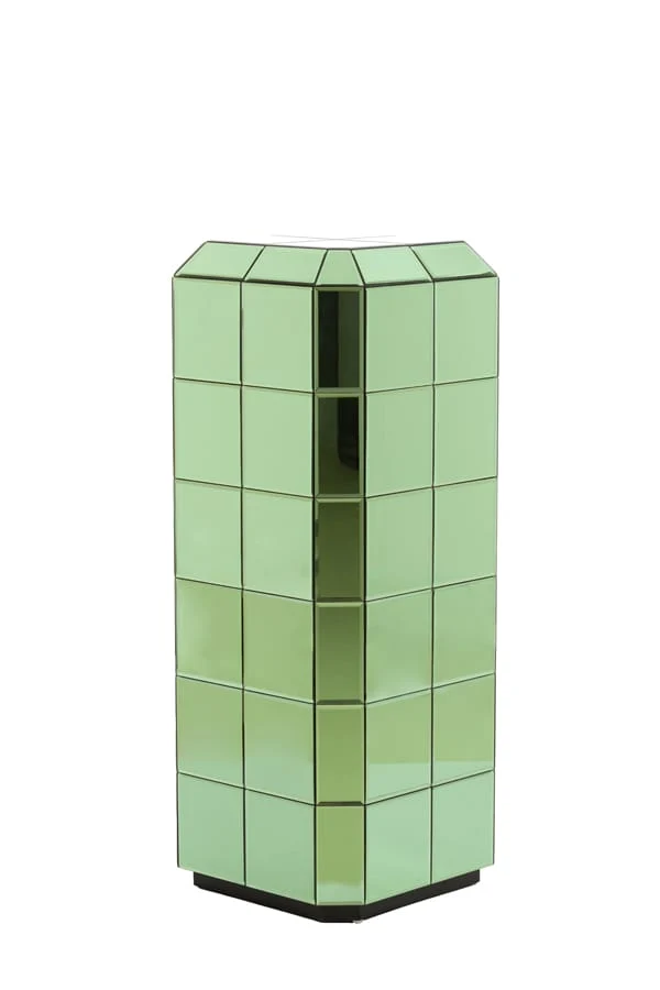 Pillar 40x40x100 cm LUCIANO green
