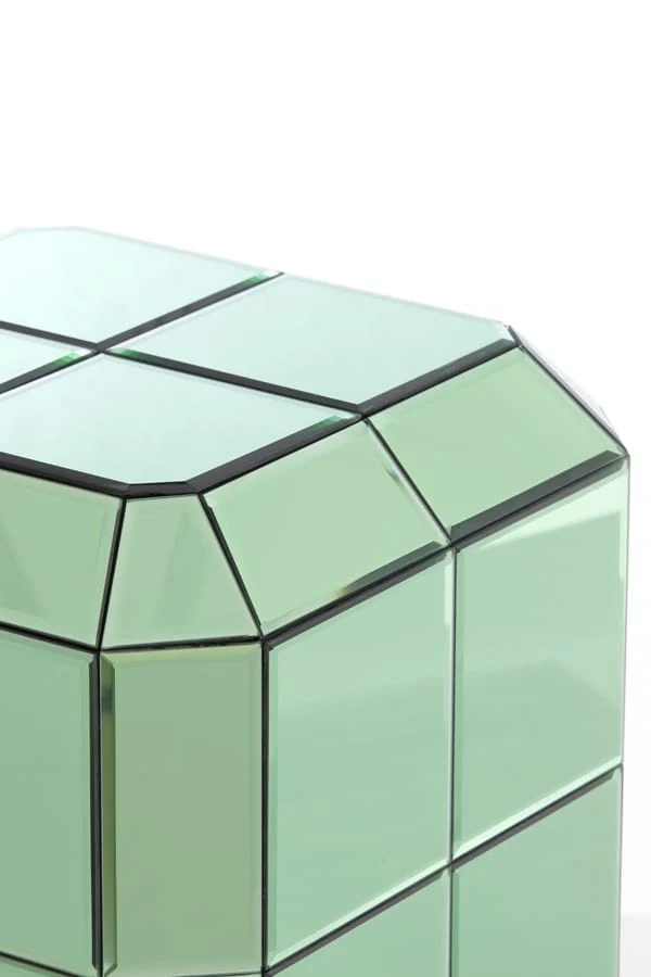 Pillar 40x40x100 cm LUCIANO green